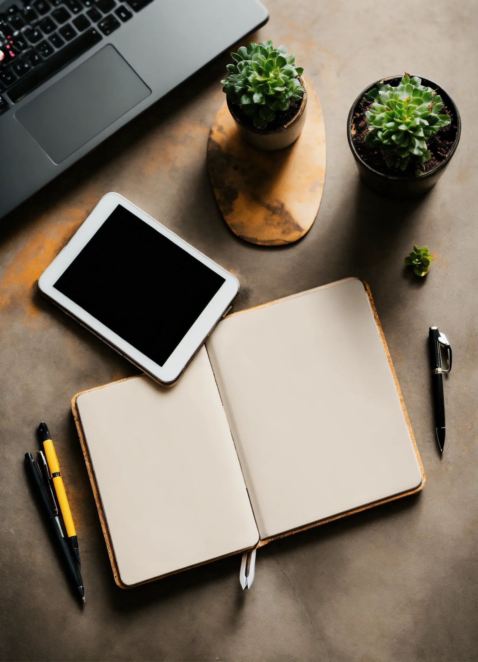 Minimalist weekly planner with clean layout